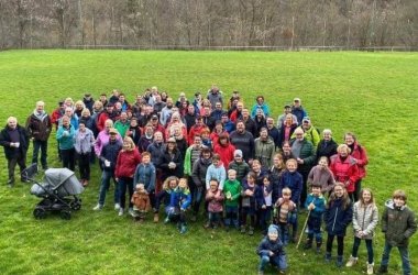 Foto von der Neujahrswanderung des Sportvereins Müden.