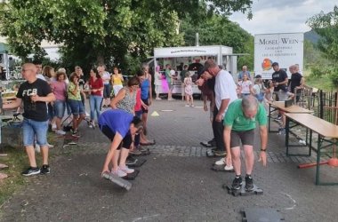 Spiele ohne Grenzen auf der Jubiläumsfeier des Sportvereins Müden.