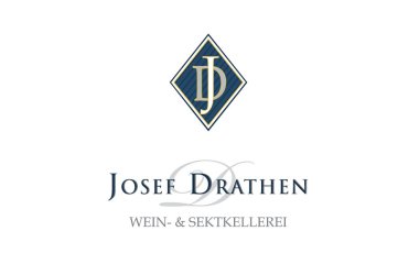 Das Firmenlogo der Sektkellerei Josef Drathen aus Zell an der Mosel.